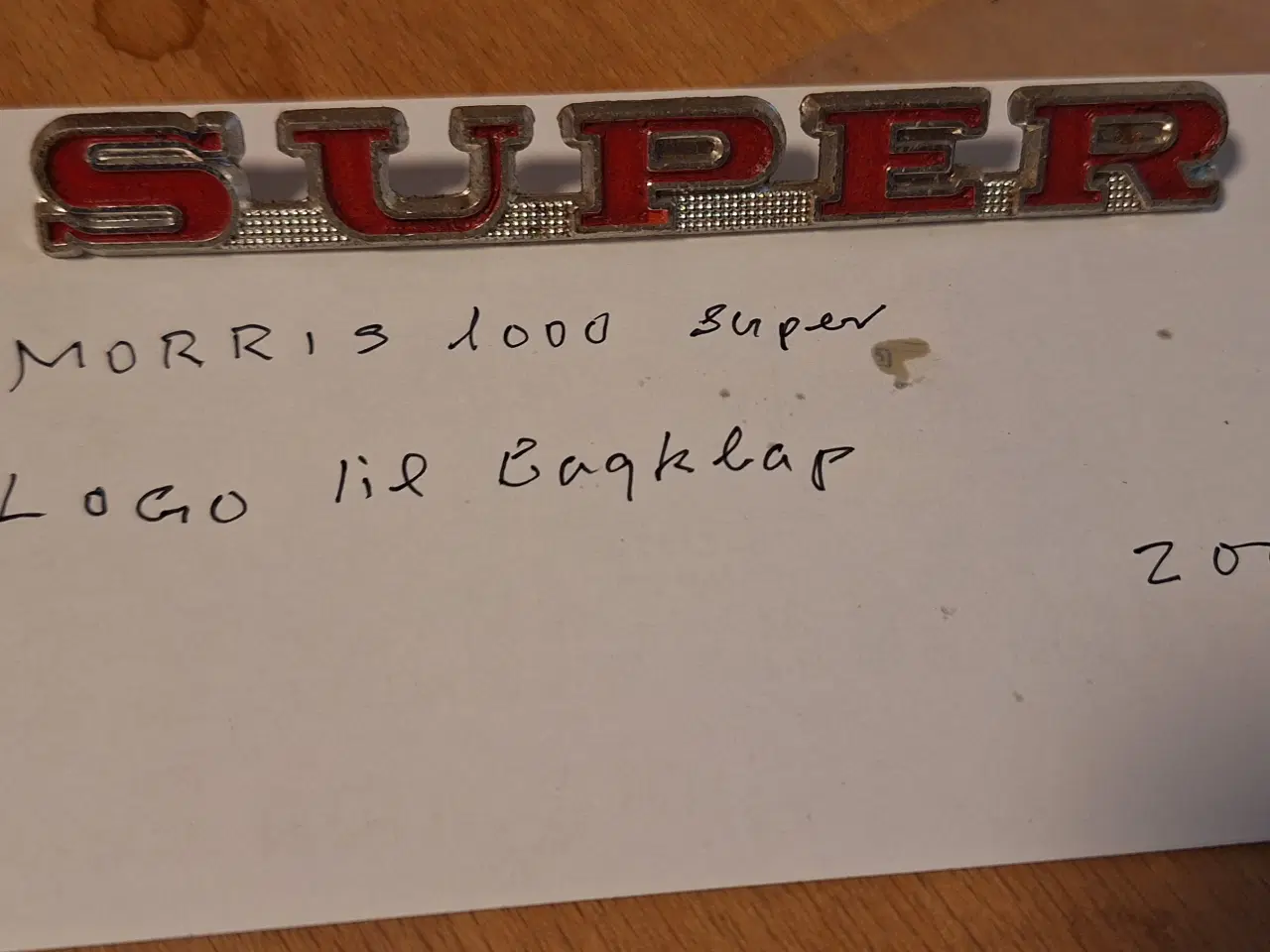 Billede 1 - Morris 1000 logo