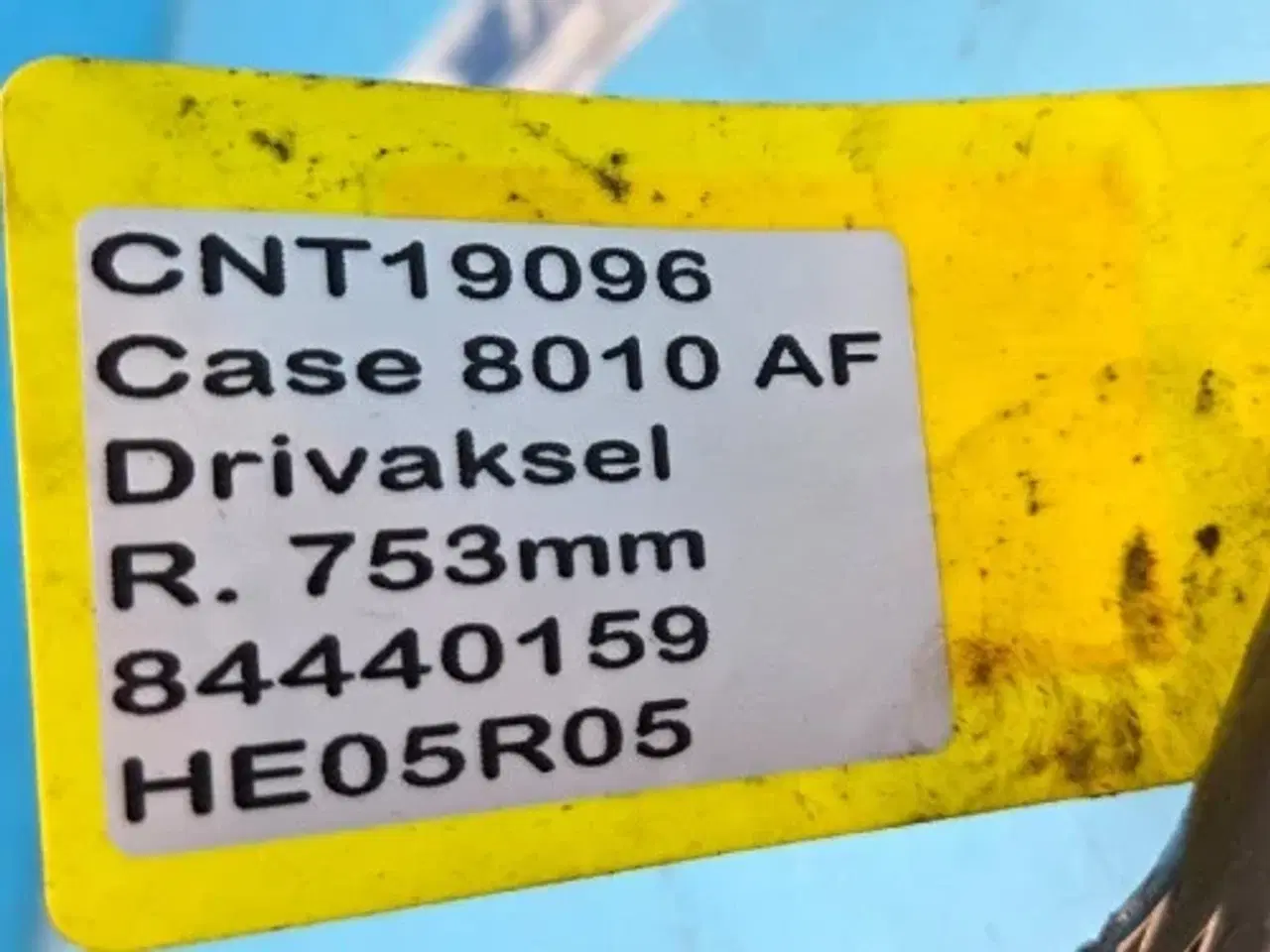 Billede 11 - Case 8010 Drivaksel R. 84440159