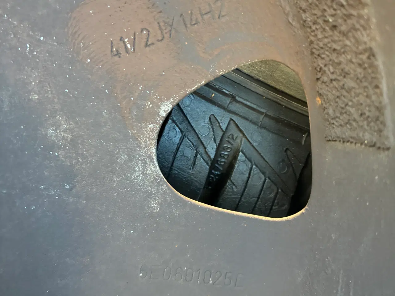 Billede 11 - Originale alufælge med gode vinterdæk