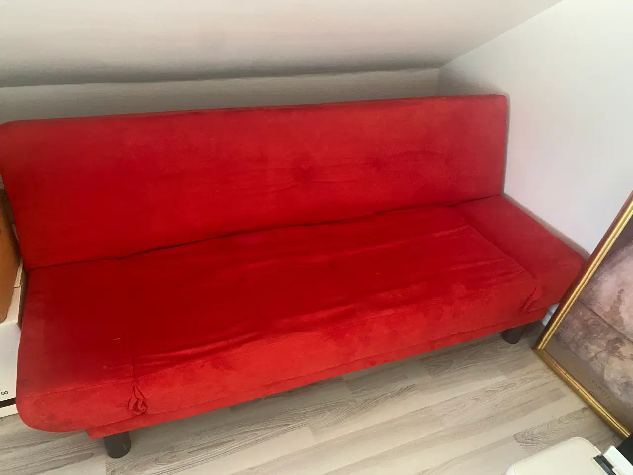Billede 1 - Rød sove sofa 