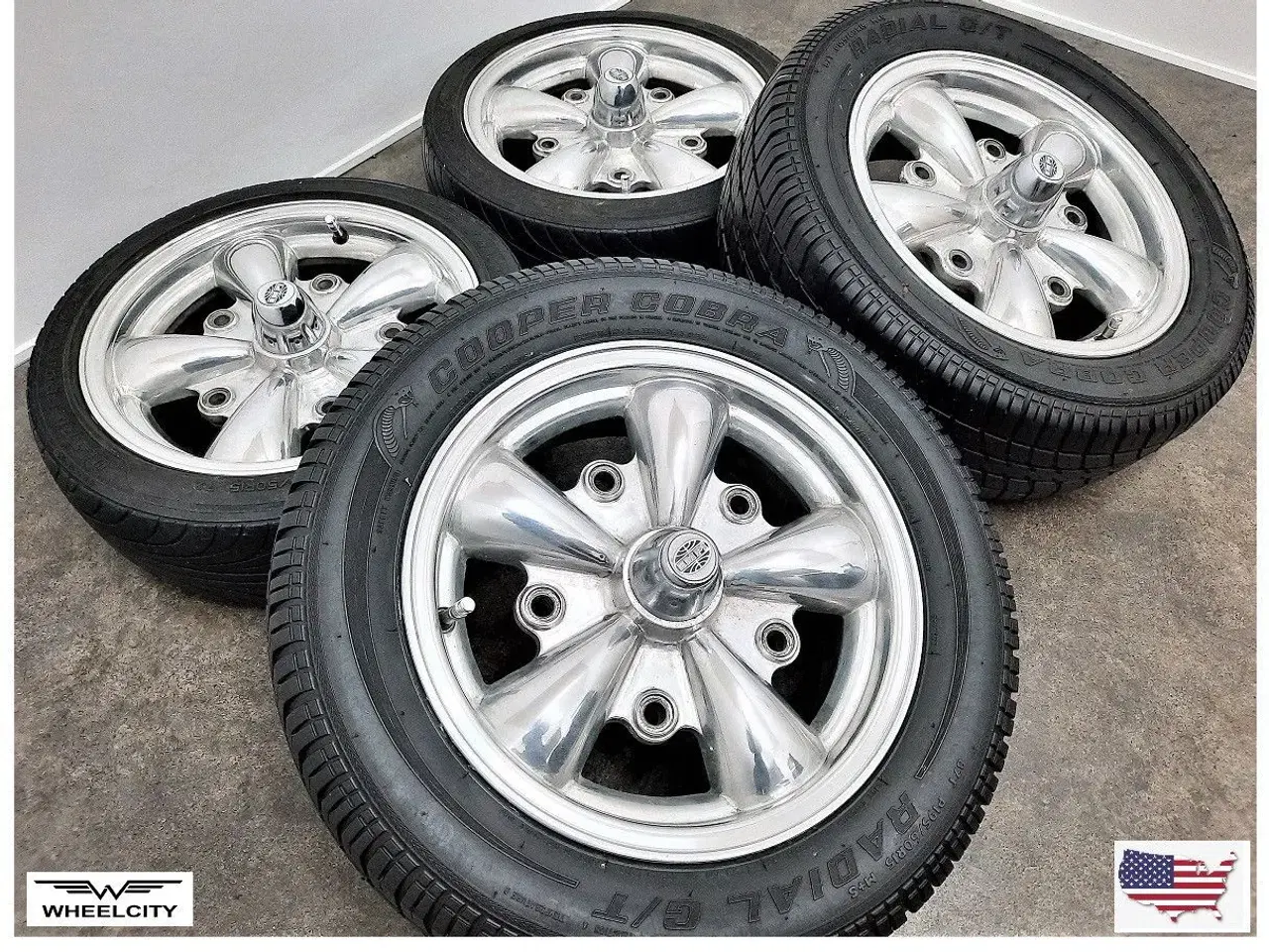 Billede 1 - 5x205 15" ET20 EMPI GT-5 Polished - USA wheels
