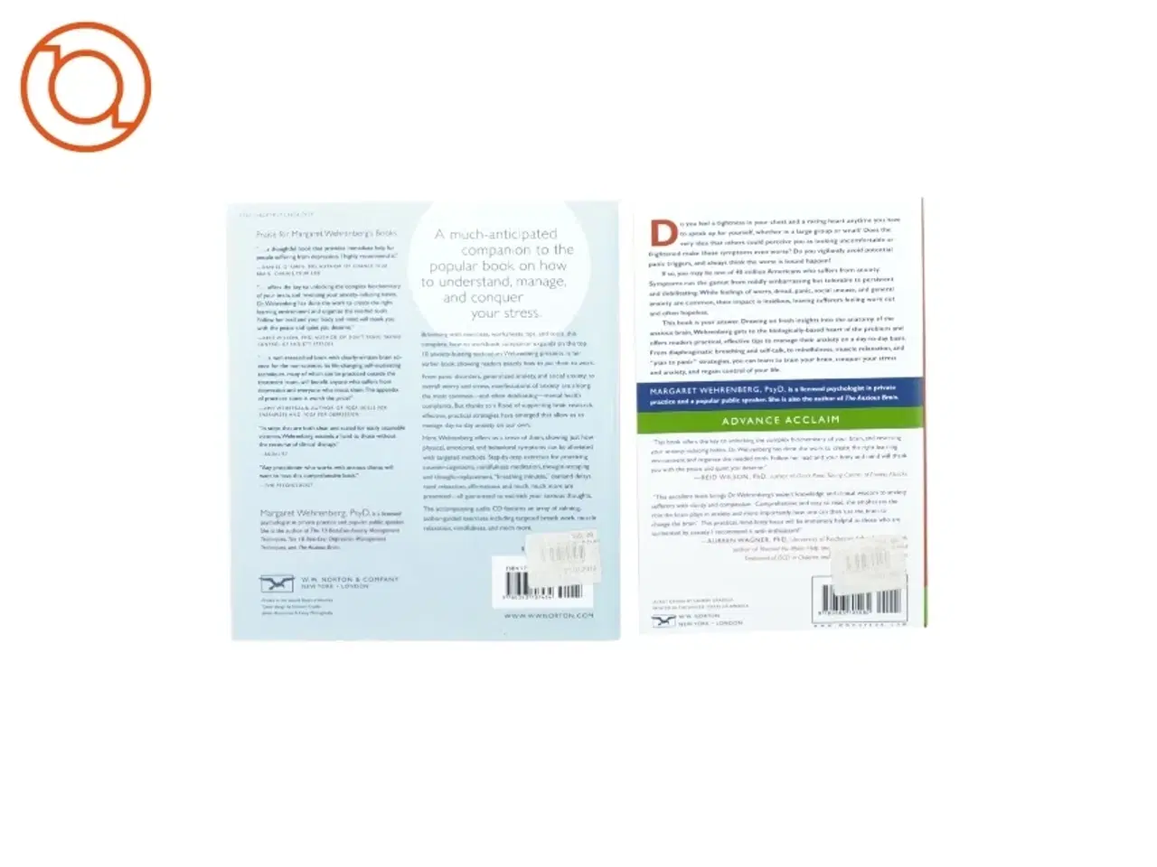 Billede 2 - Anxiety management techniques fra Margaret Wehrenberg (str. 21 x 14 cm 23 x 15 cm)