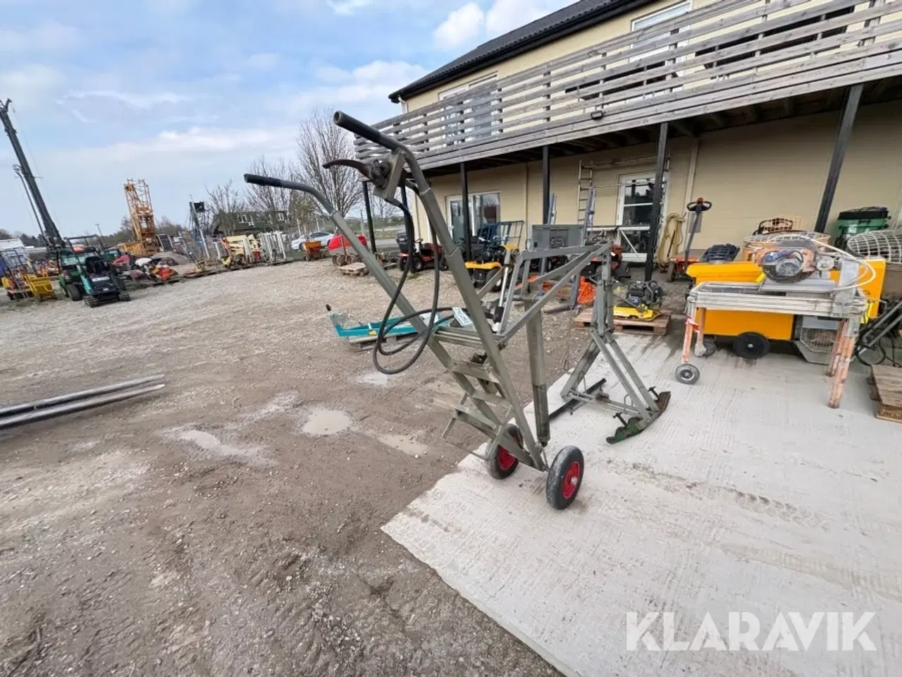 Billede 4 - Fliseløfter / vogn