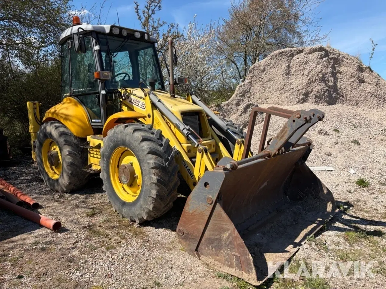 Billede 2 - Rendegraver New Holland LBH115B-4PS