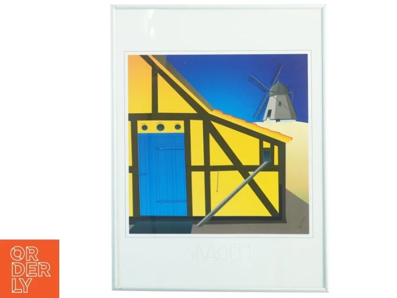 Billede 1 - Indrammet Skagen plakat (str. 41 x 30 cm)