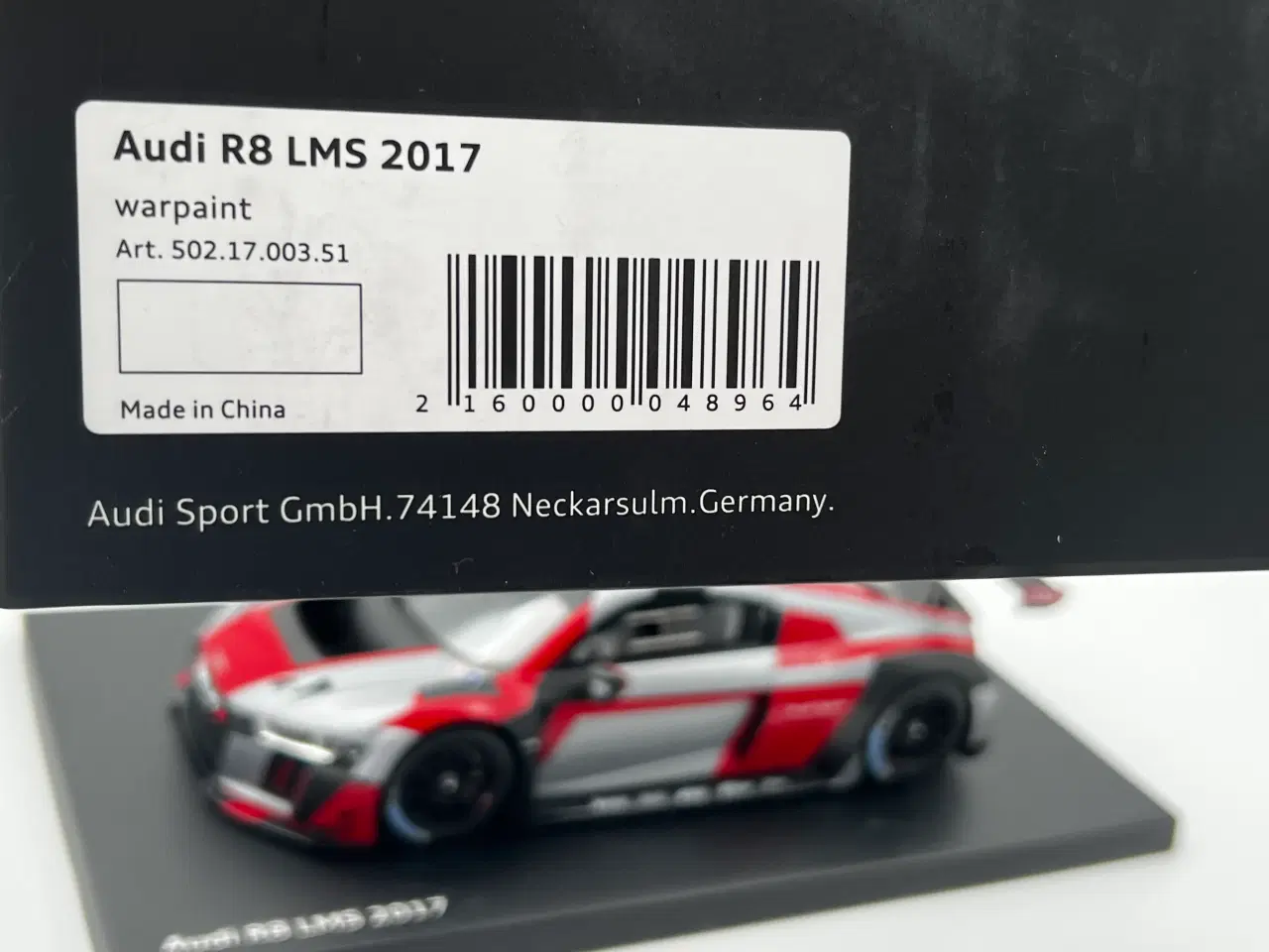 Billede 11 - 2017 Audi R8 LMS Presentation - SPARK - 1:18  