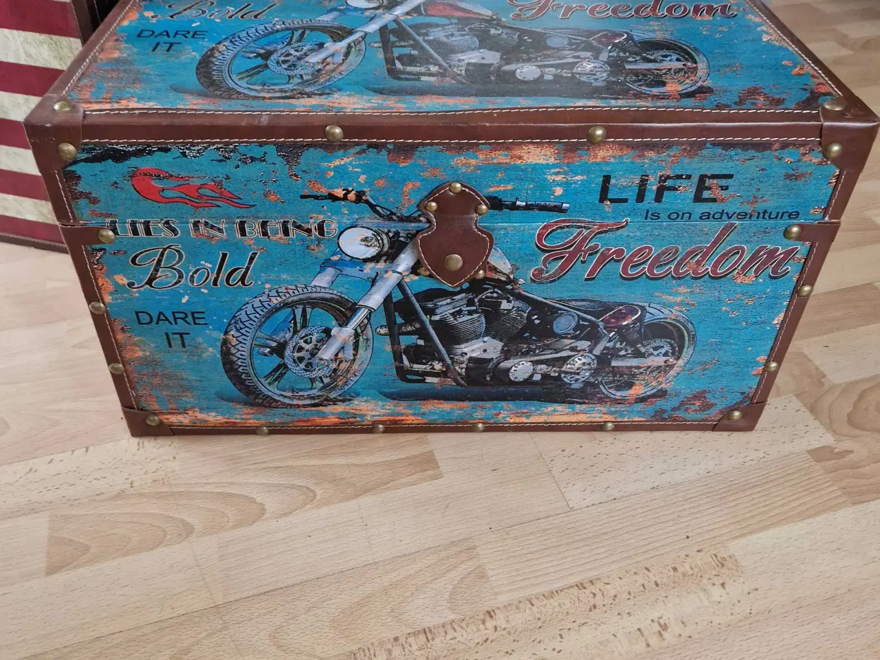 Billede 5 - Opbevaringskasse/kuffert I vintagestil