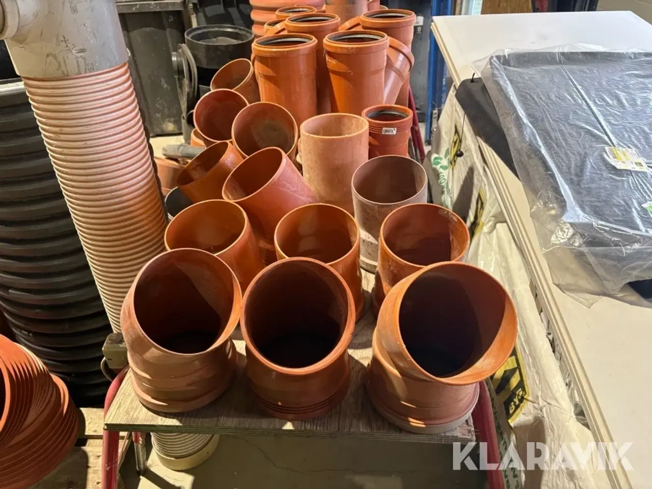 Billede 4 - parti kloak- og afløbsfittings – Uponor, Ostendorf m.fl.