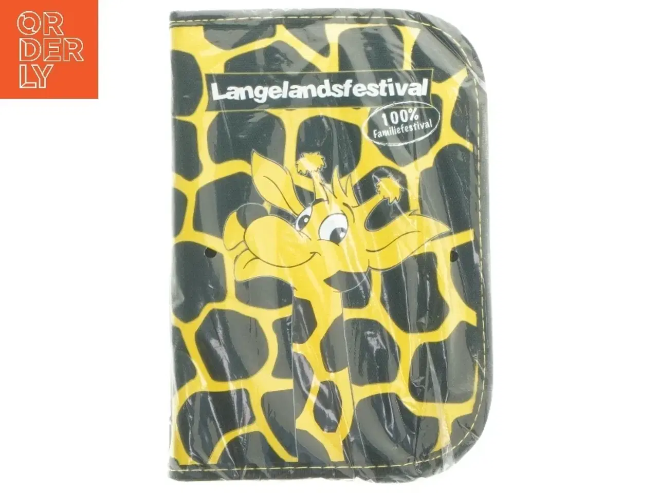 Billede 1 - Langelandsfestival taske med girafmotiv fra Langelandsfestival (str. 19,5x13 cm)