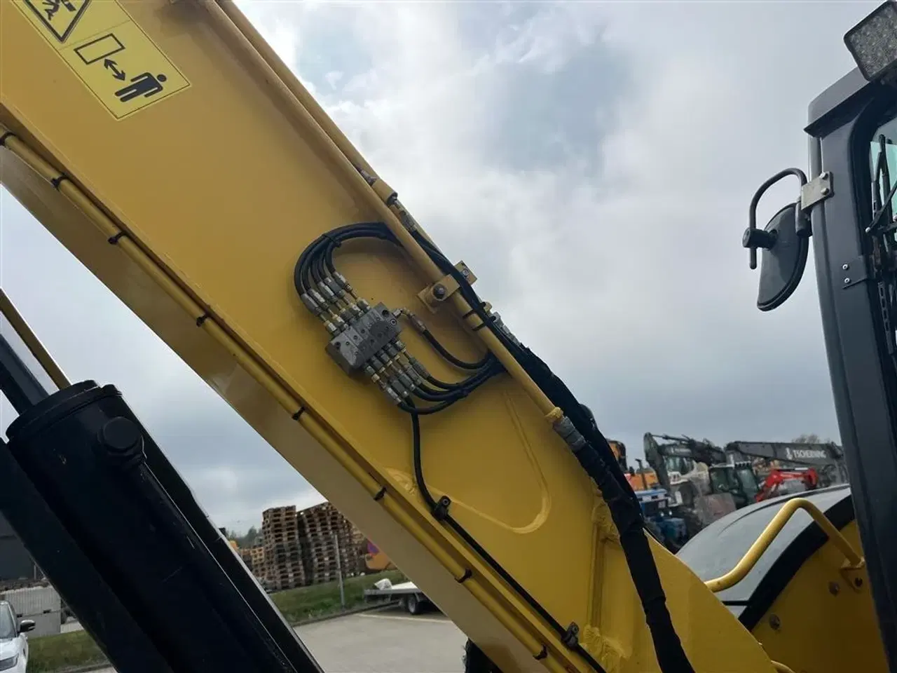 Billede 6 - Yanmar SV100 2A Centralsmørring og hydraulisk hurtigskifte.