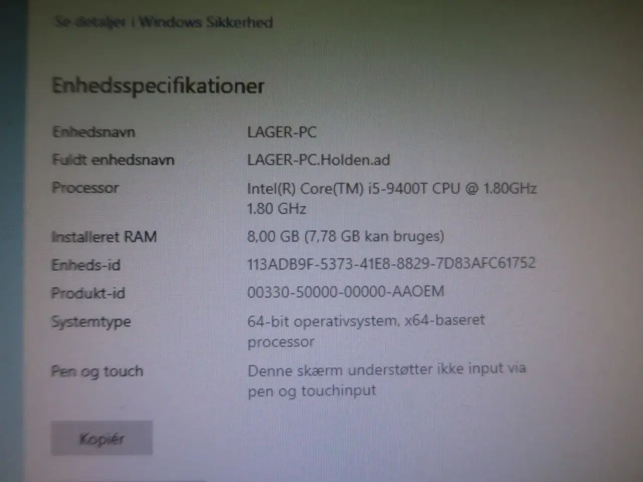 Billede 7 - Computer FUJITSU Esprimo G558 med computerskærm PHILIPS 243V