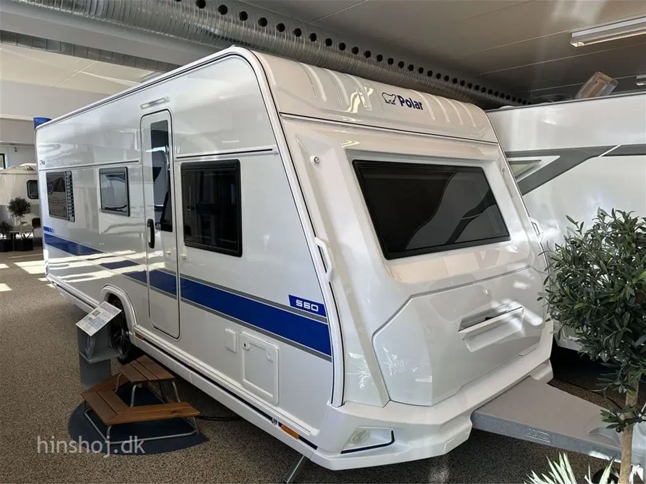 Billede 1 - 2026 - Polar Blueline 560 S   Lækker Vintervogn fra Polar med  enkelsenge fra Hinshøj Caravan