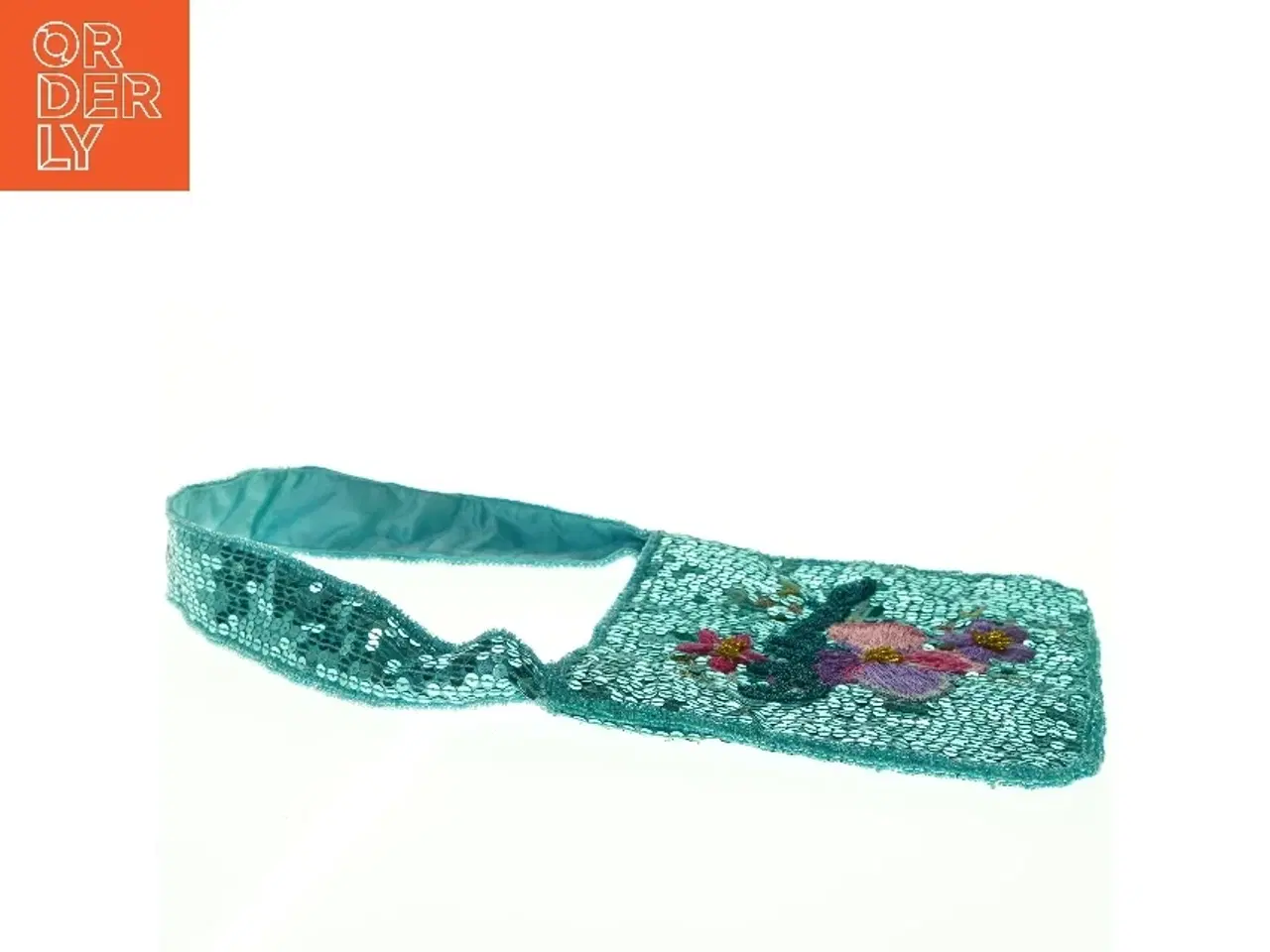 Billede 4 - Pailletdekoreret håndtaske (str. 19 x 19 cm)