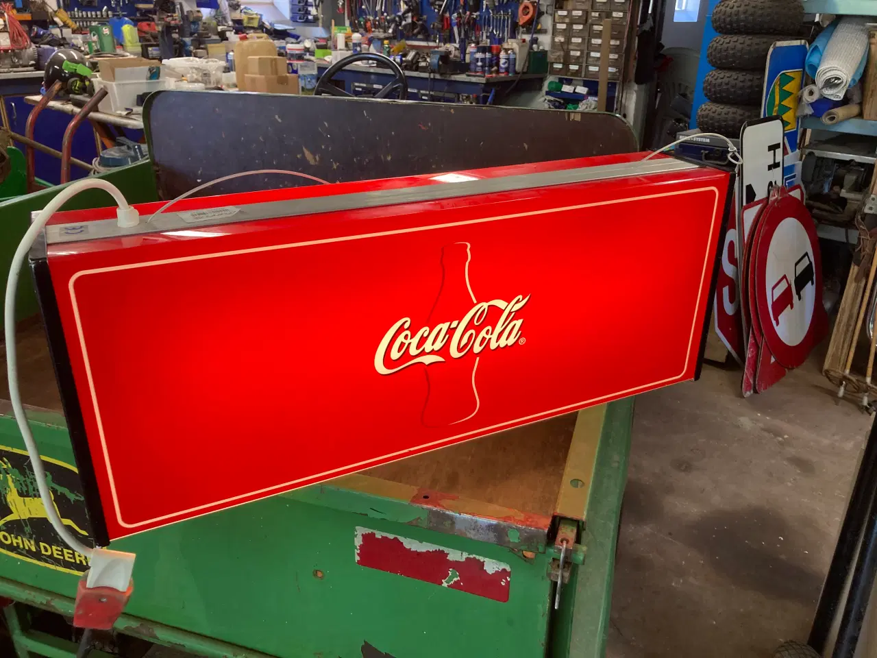 Billede 1 - Coca cola lysskilt
