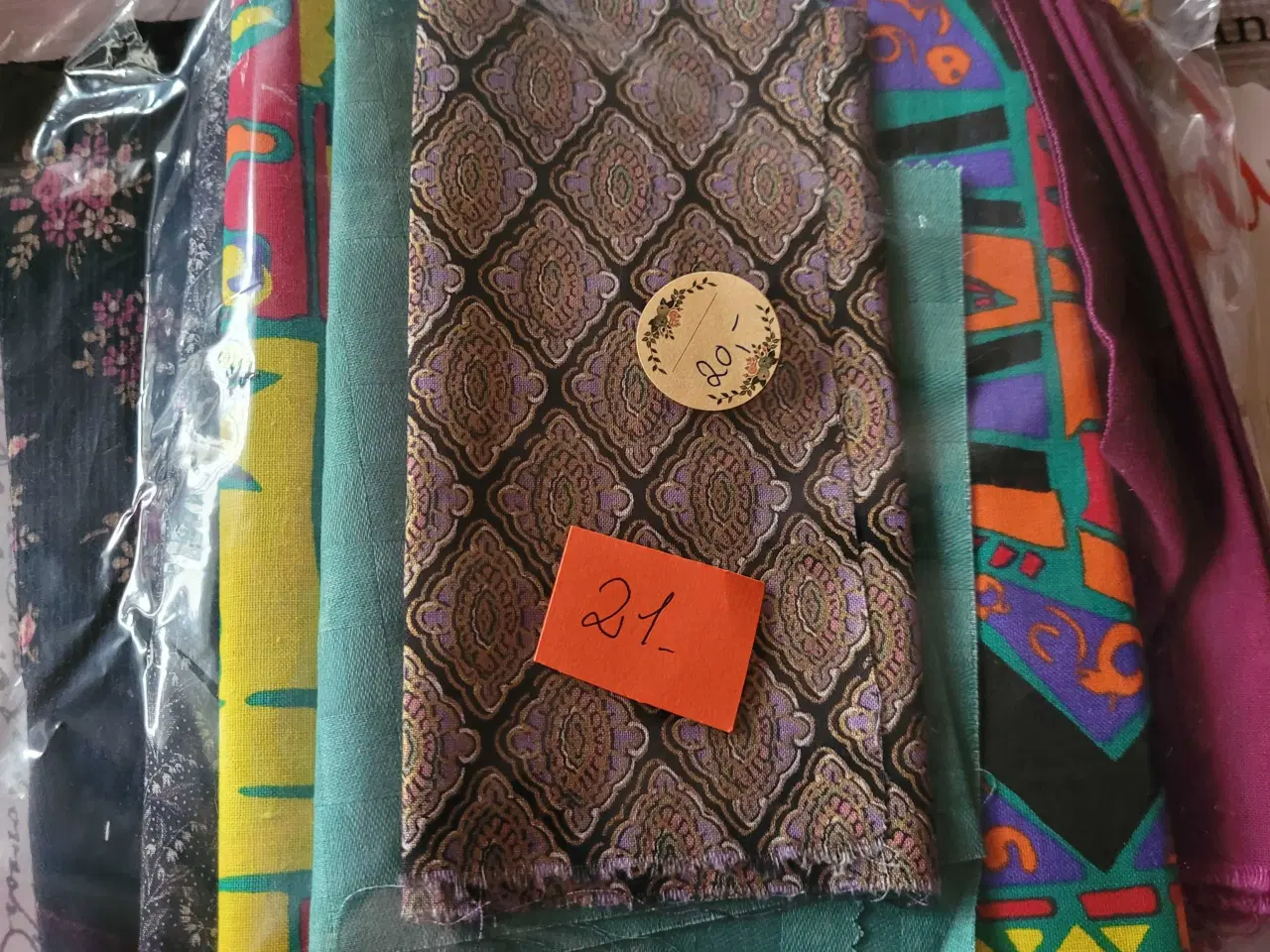 Billede 15 - Jule patchwork stof 