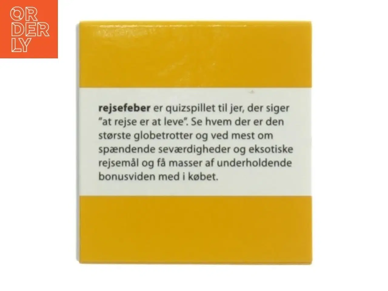 Billede 1 - Rejsequizspil - Rejsefeber Quickie (str. 7 x 7 cm)