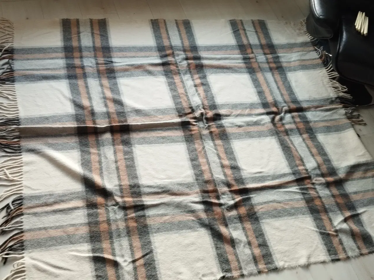 Billede 4 - Plaid. Alpaca uld.