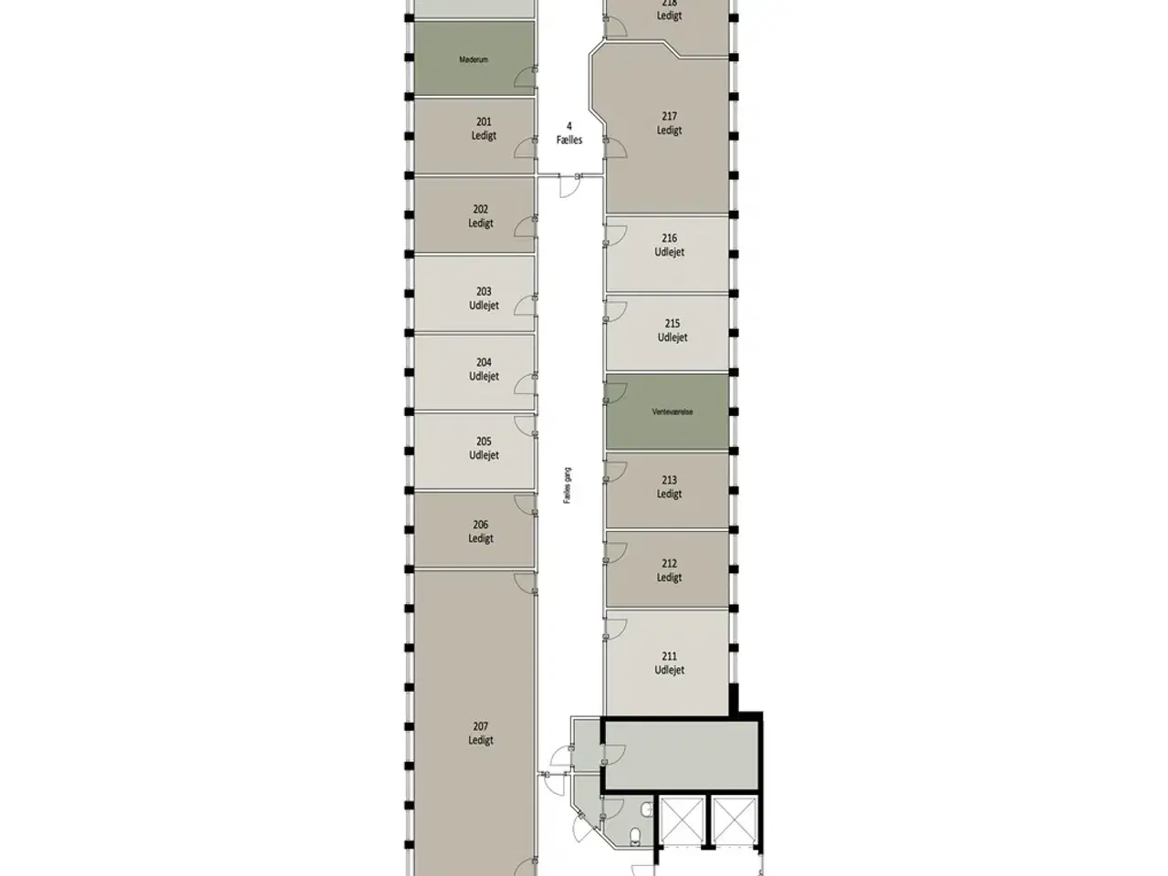 Billede 12 - Kontor og/eller klinik i Herlev med stærk synlighed og fælles faciliteter