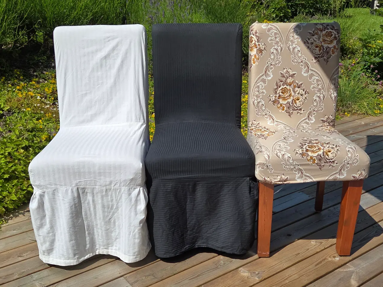 Billede 4 - Spisebord i indonesisk hardwood med 8 stole