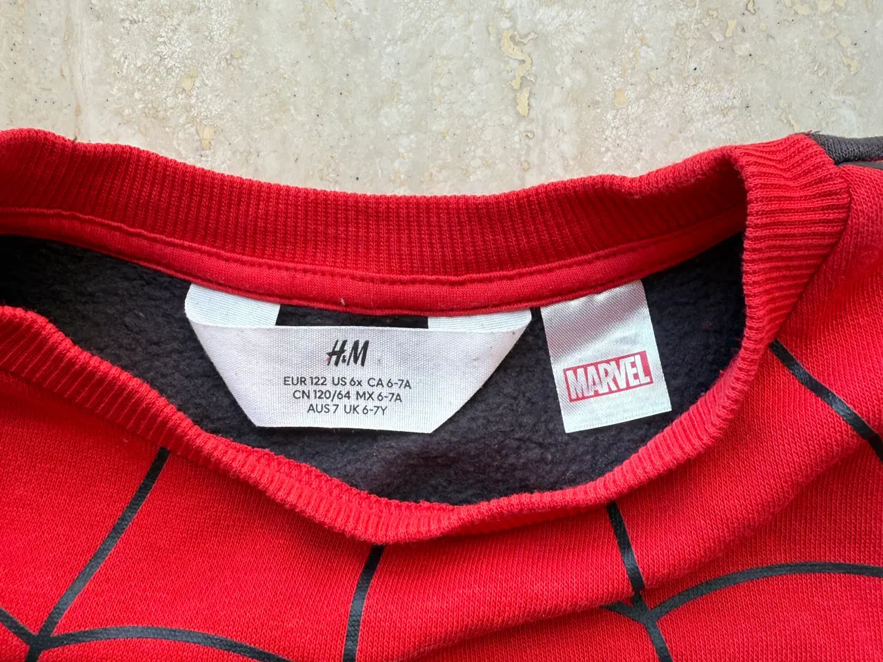 Billede 4 - Spiderman udklædning, sweatshirtsæt, str. 122