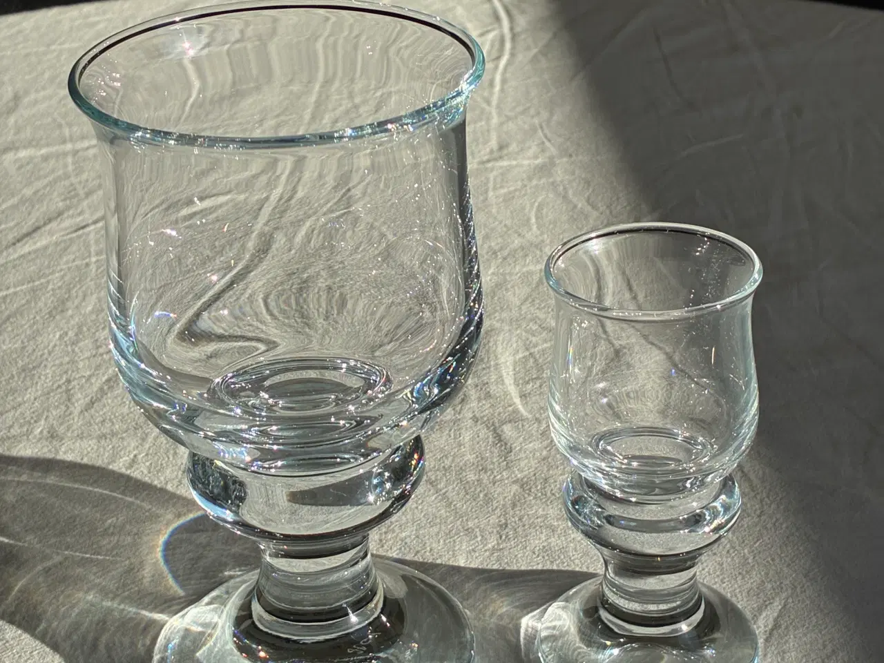 Billede 1 - Holmegård Tivoli øl og snaps glas sælges