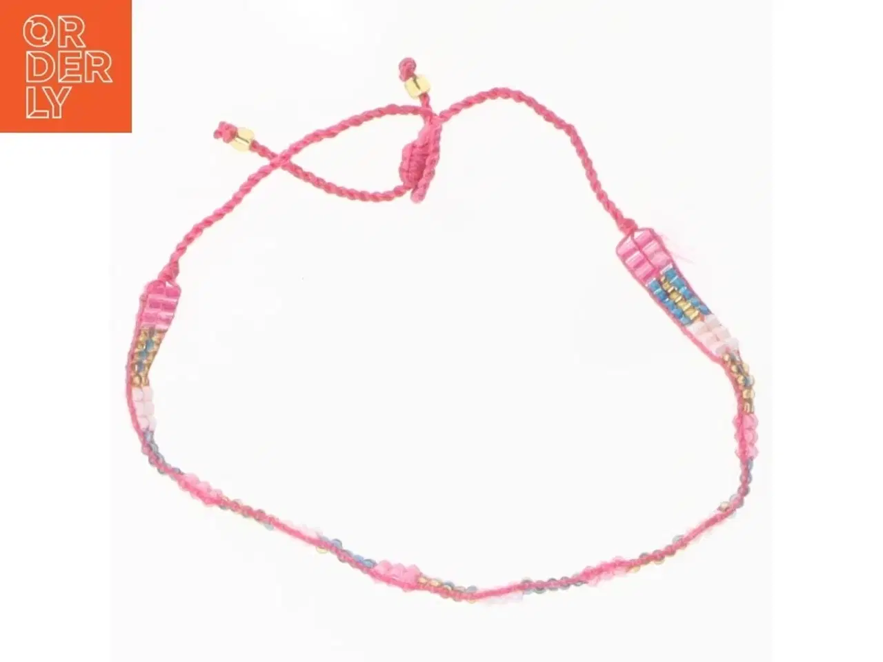Billede 6 - Håndlavet armbånd i perler (str. 26 cm)