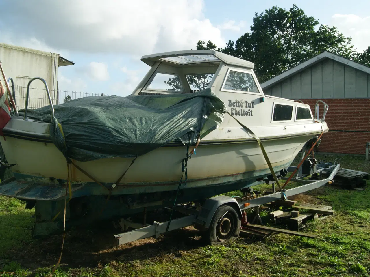 Billede 6 - MYRA 22.fod- motor/ kabine båd. m. båd trailer. 