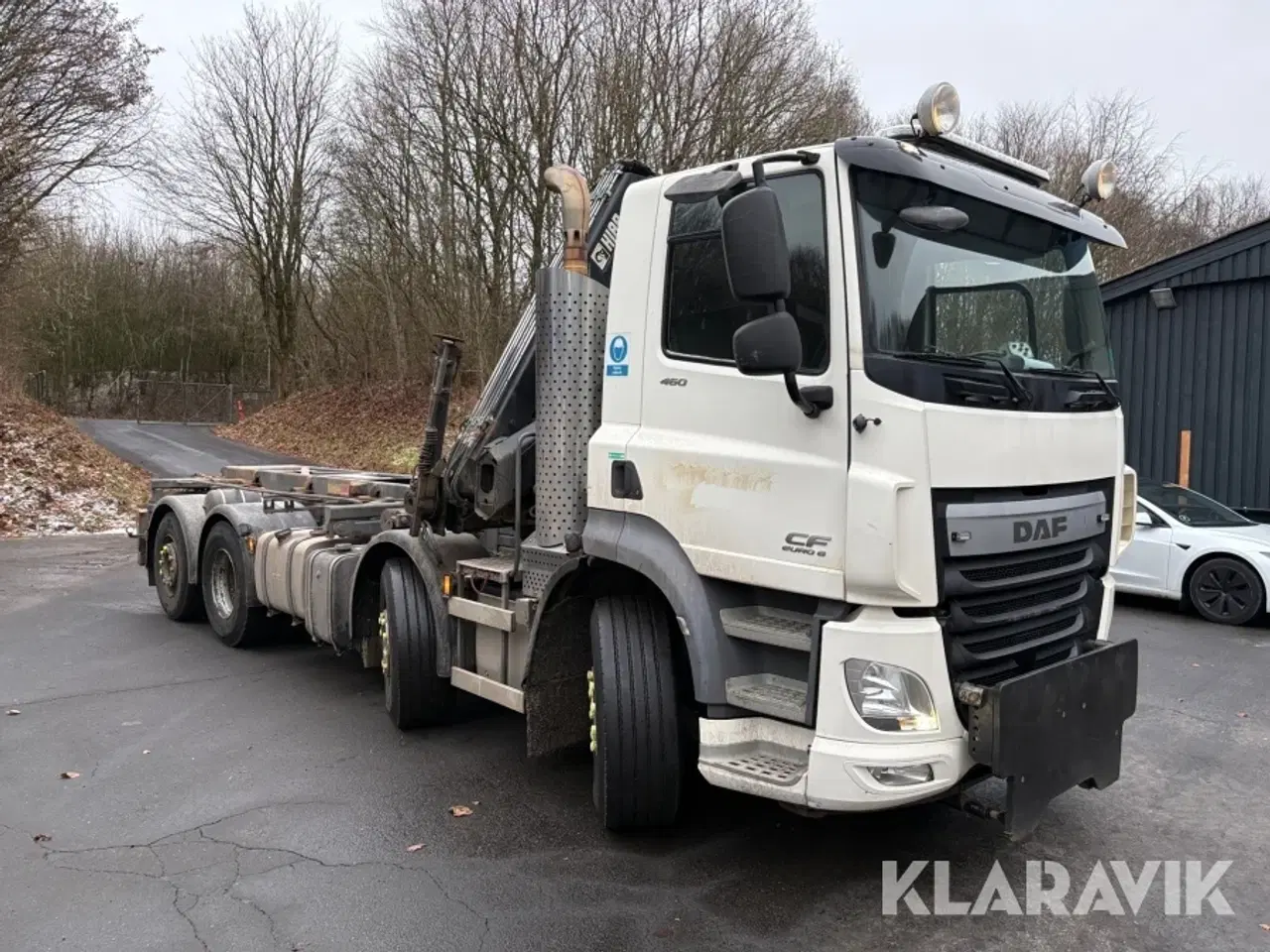 Billede 5 - Lastbil DAF CF 460 med wirehejs og kran