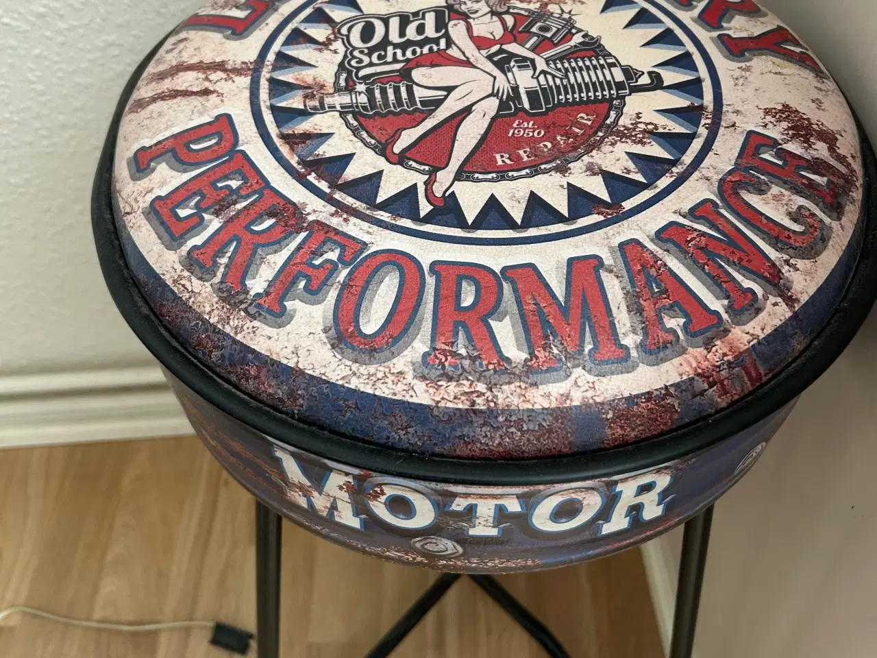 Billede 1 - Flot retro taburet