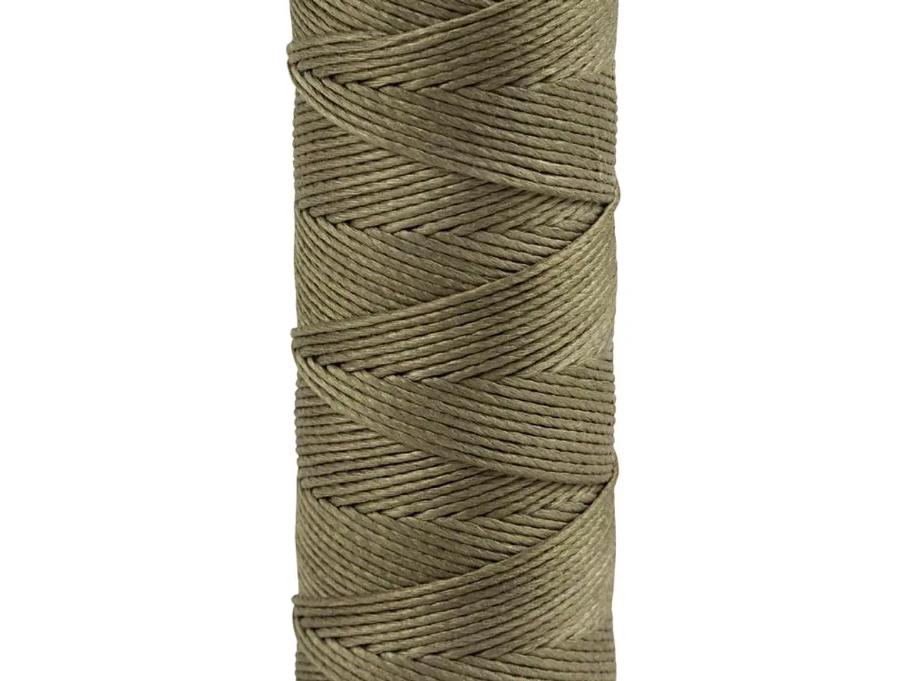 Billede 1 - Bambussnor, tykkelse 1 mm, olivenbrun, 65m/ 1 rl.