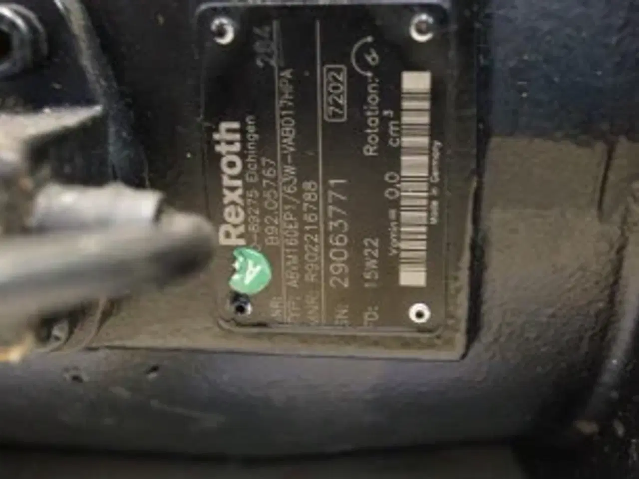 Billede 3 - Rextroth Hydrostatmotor A6VM160EP1