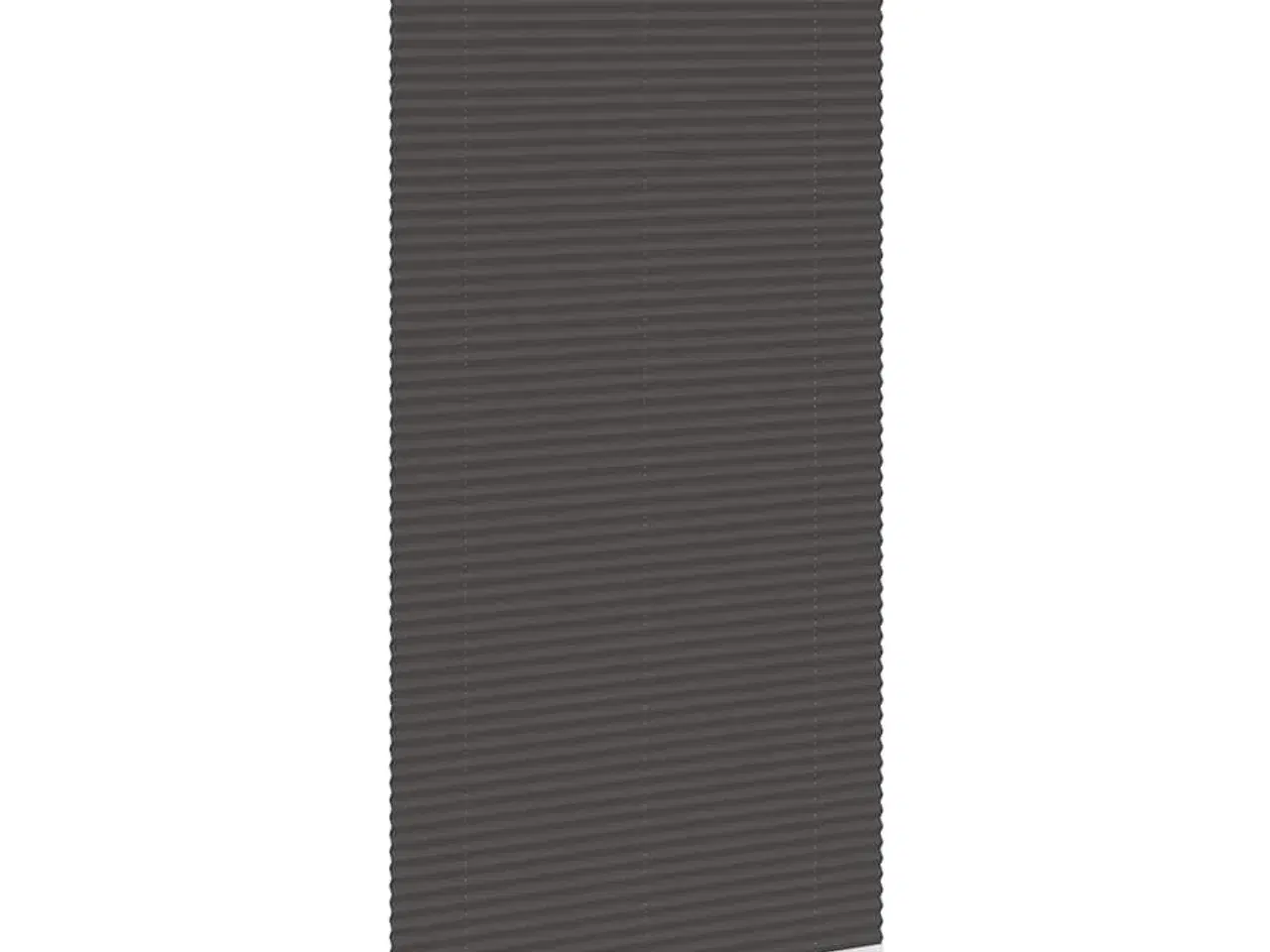 Billede 4 - Plisségardin Sort 105x200 cm Stofbredde 104,4 cm Polyester