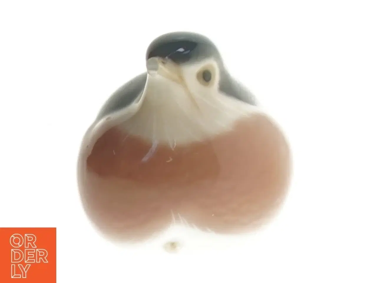 Billede 2 - Porcelænsfugl rødkælk  (str. 7 cm)