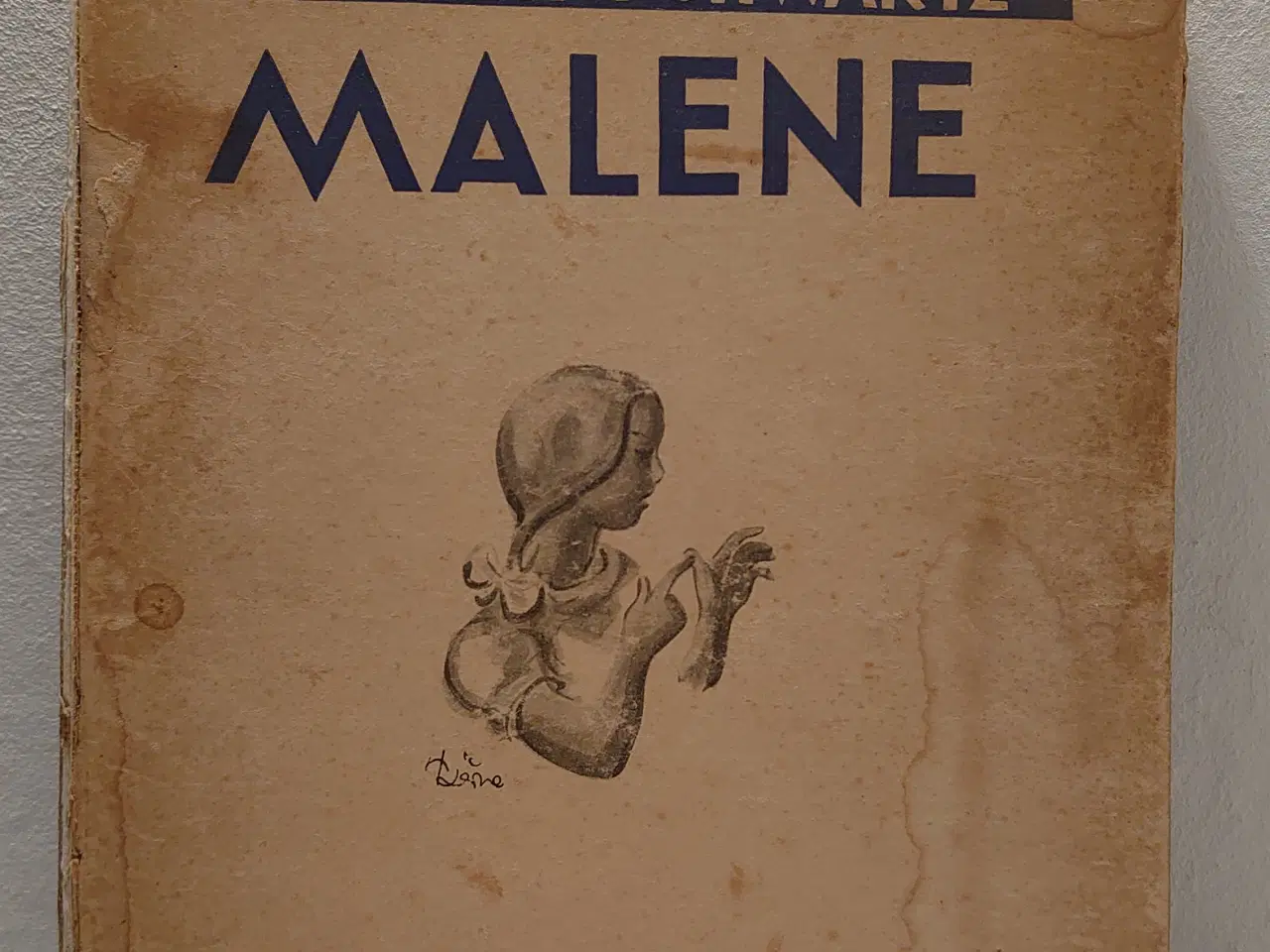 Billede 1 - Walter Schwartz: Malene. Sjælden 1. udg. 1944