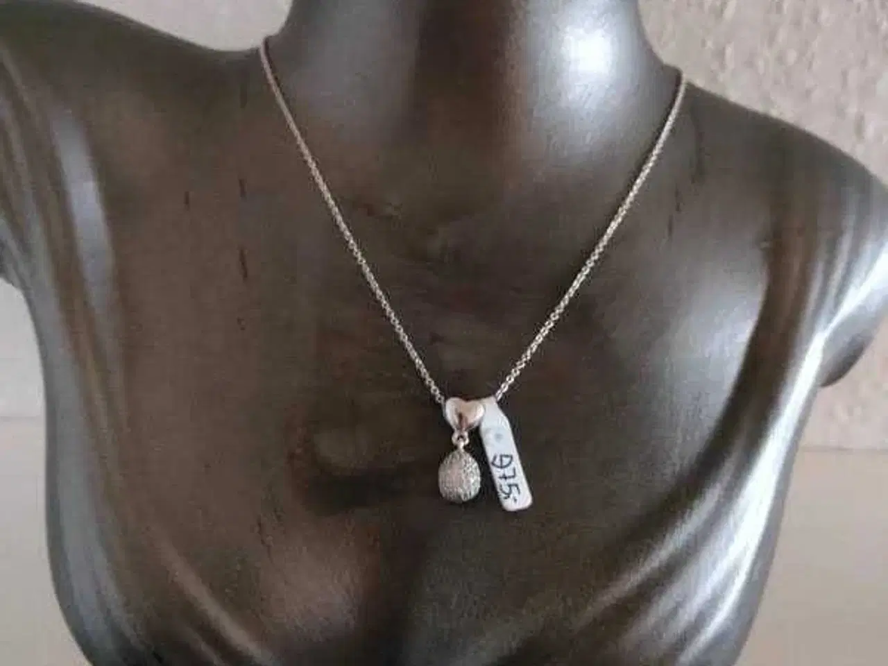 Billede 2 - Ny og ubrugt halskæde med vedhæng i 925 sterling s