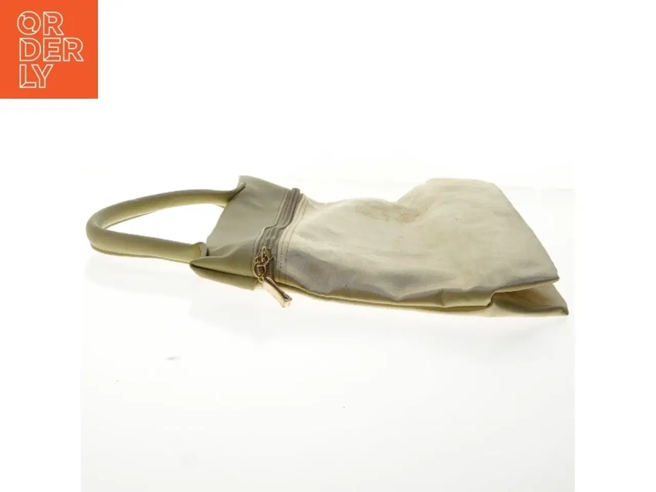 Billede 2 - Beige håndtaske (str. 35x23 cm)