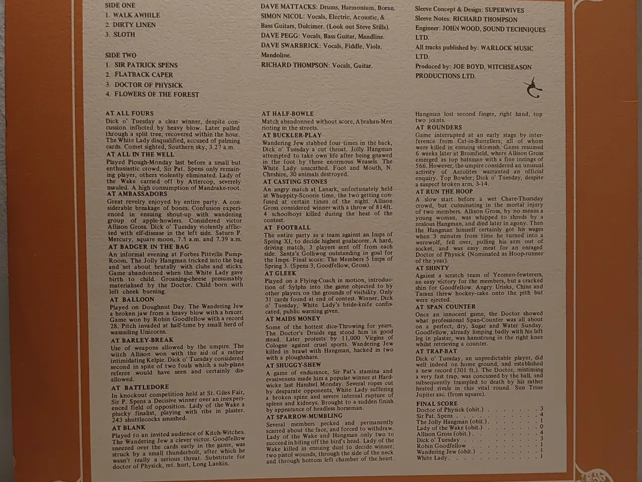 Billede 4 - Fairport Convention: Full House. UK 1970. 