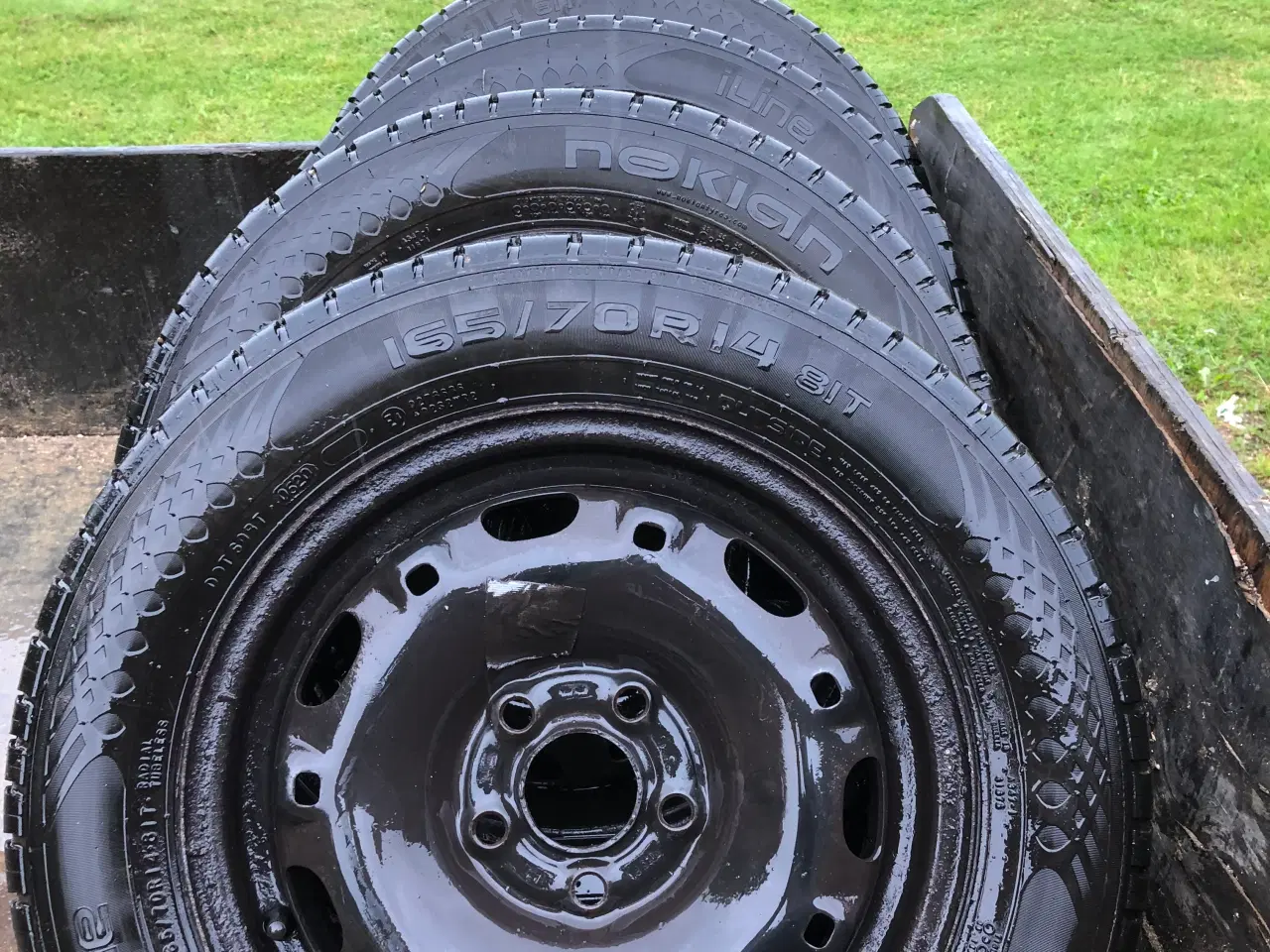 Billede 1 - 90%dæk  5 huls fælge 