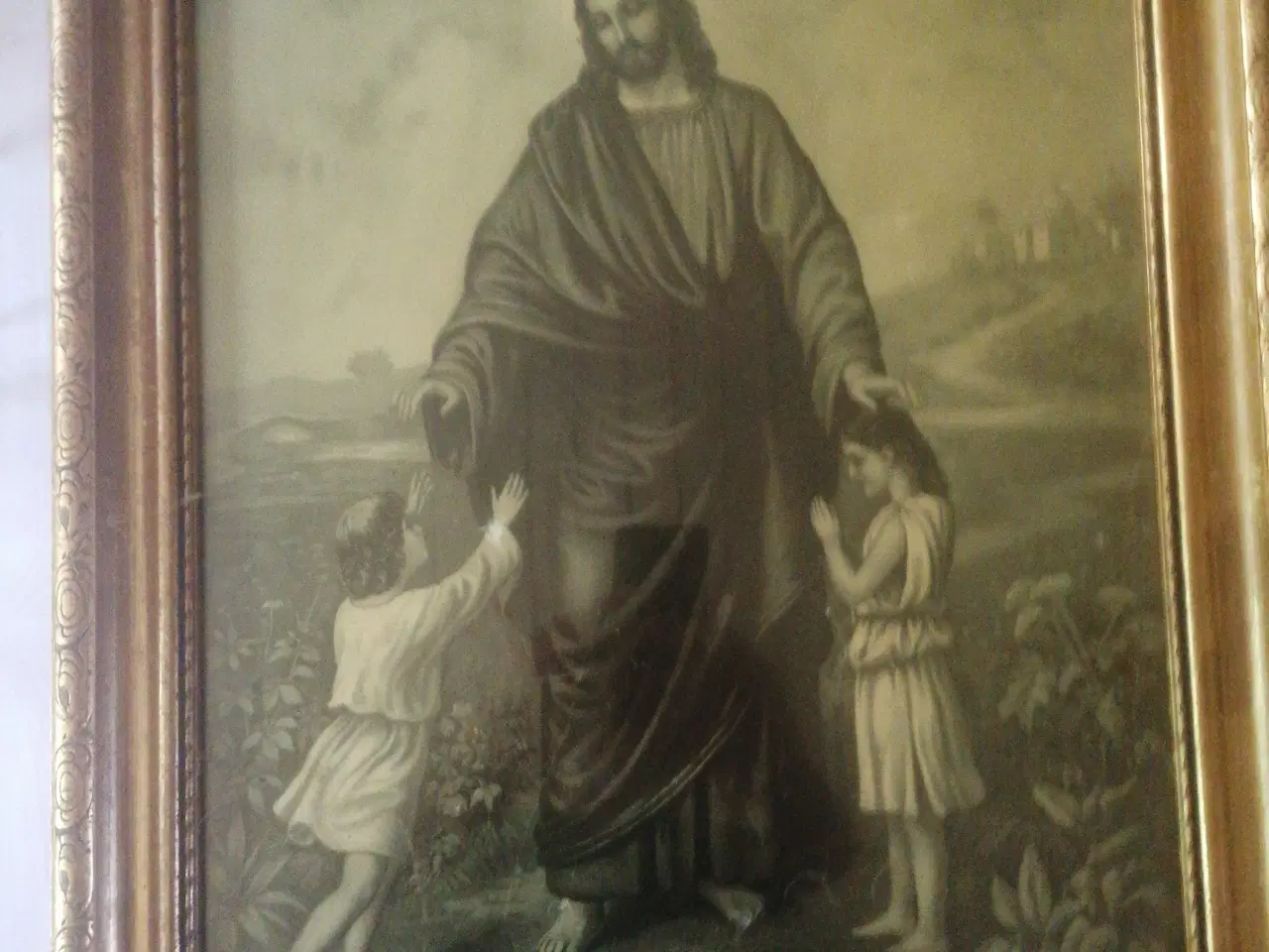 Billede 3 - Jesus billede,Michael kvium sælges