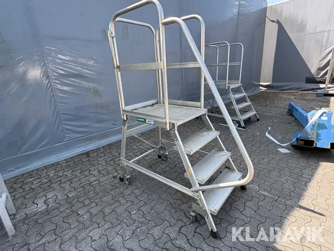Billede 4 - Trappe med platform på hjul Zarges