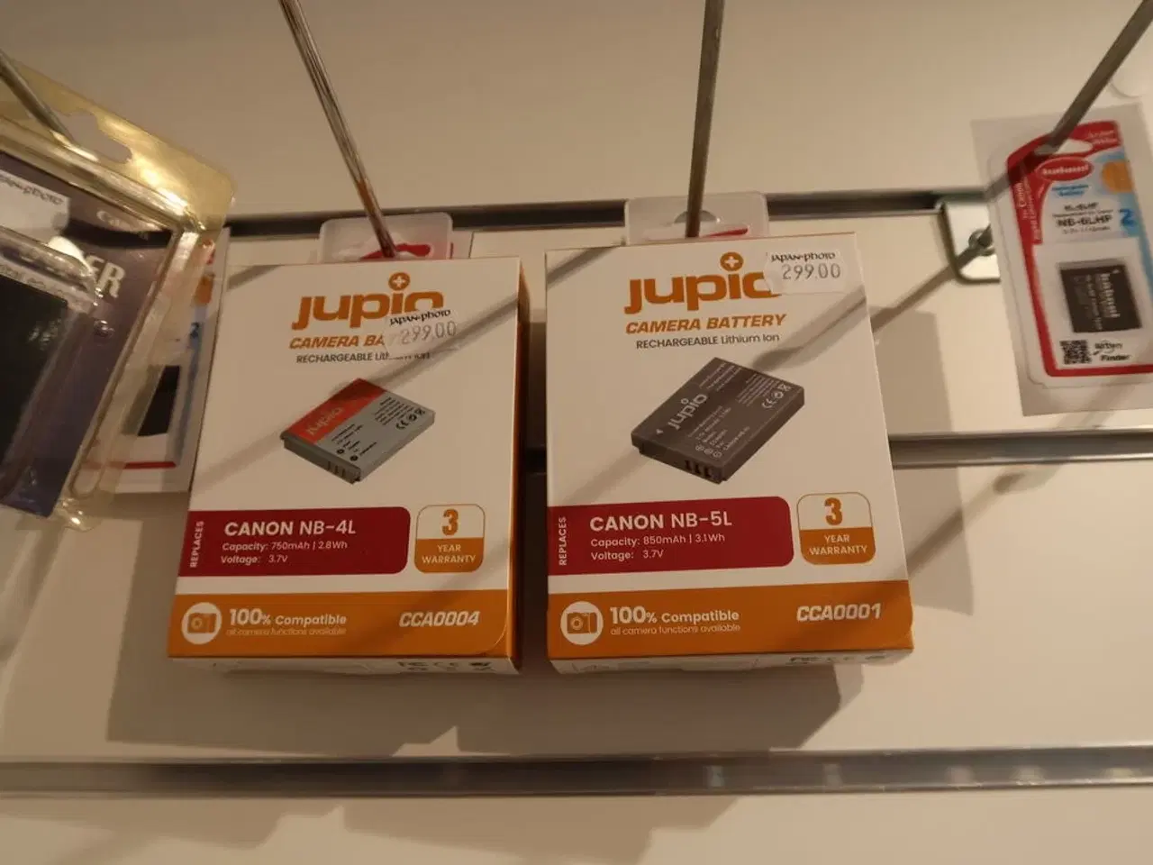 Billede 3 - Div. Batterier til kameraer JUPIO m.fl.