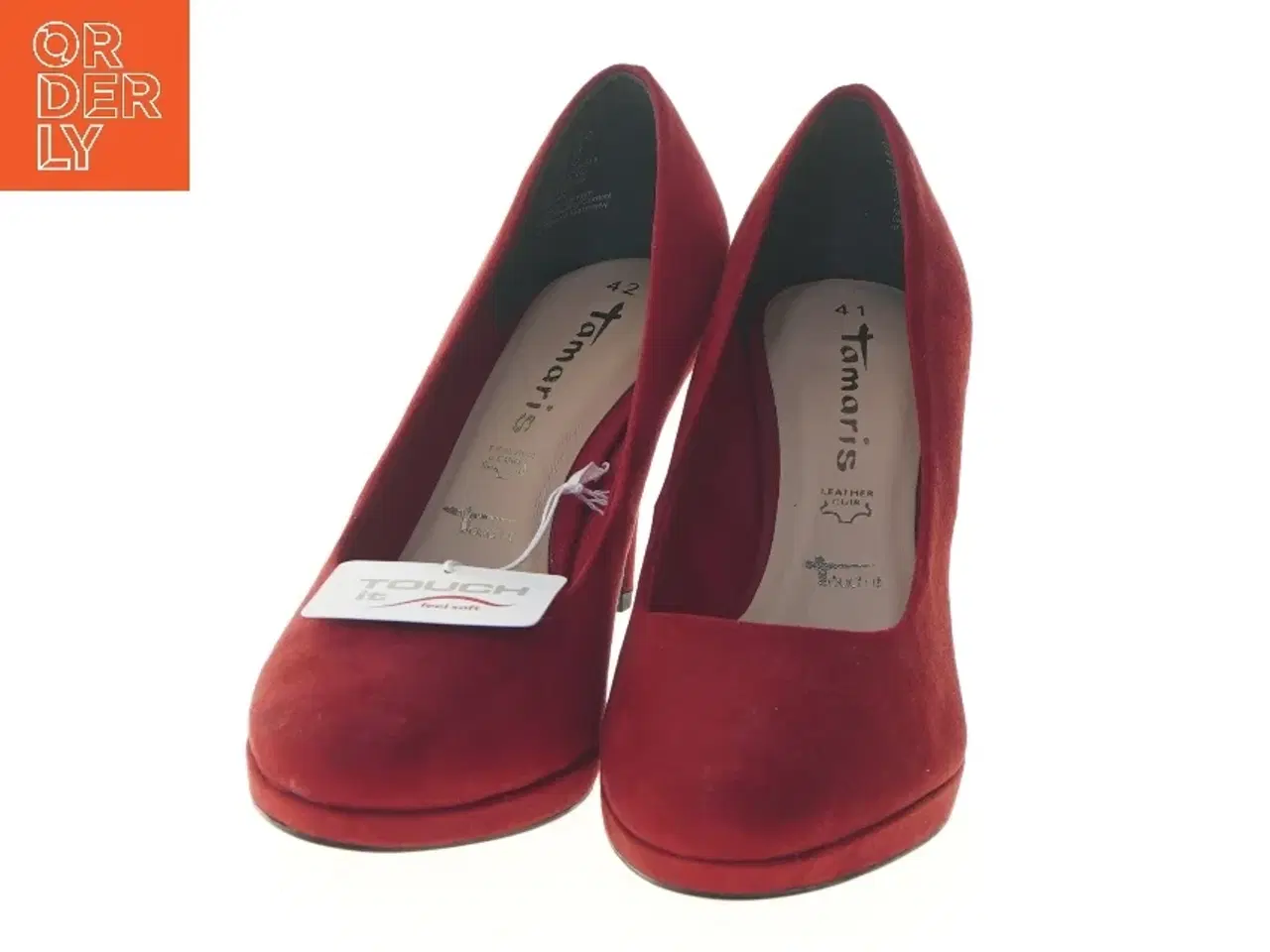 Billede 3 - Røde stiletter fra Tamaris (str. 41 )