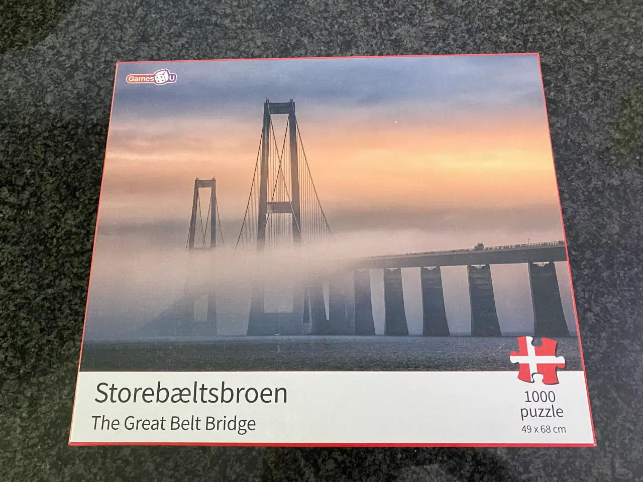 Billede 1 - Storebæltsbroen puslespil