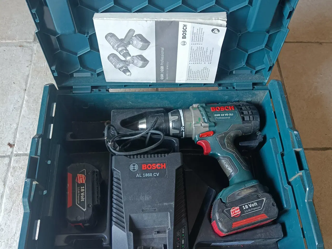 Billede 1 - Bosch GSR 18 VE-2-LI Professional boremaskine