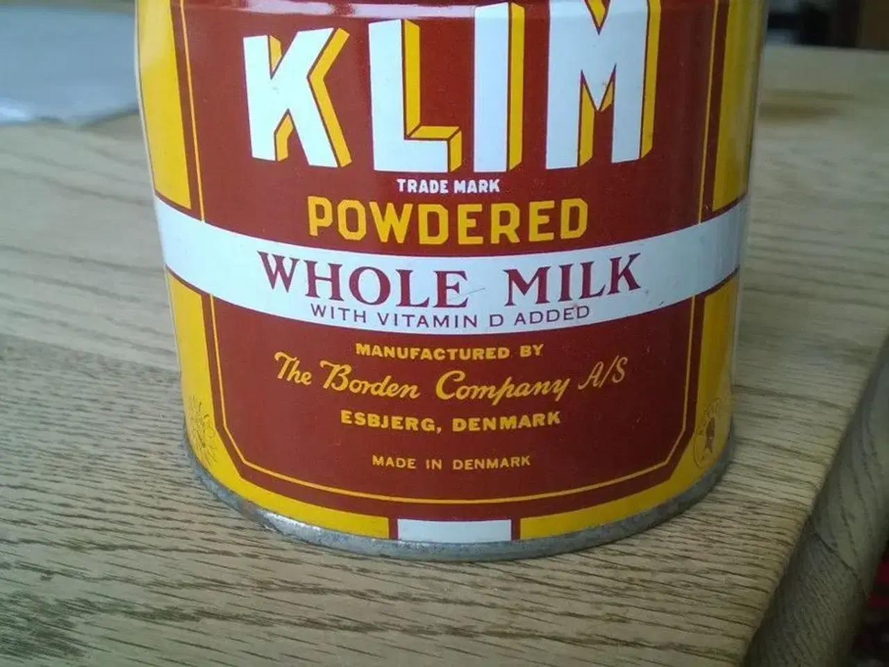 Billede 1 - Dåse tørmælk fra 2.Verdenskrig ( 1952 )