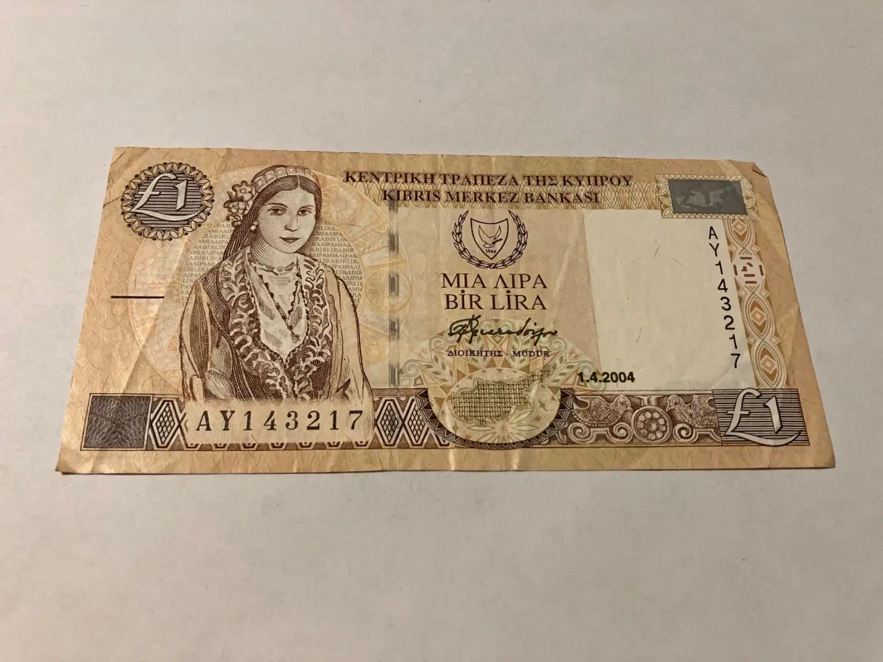 Billede 1 - 1 Lira Cyprus 2004
