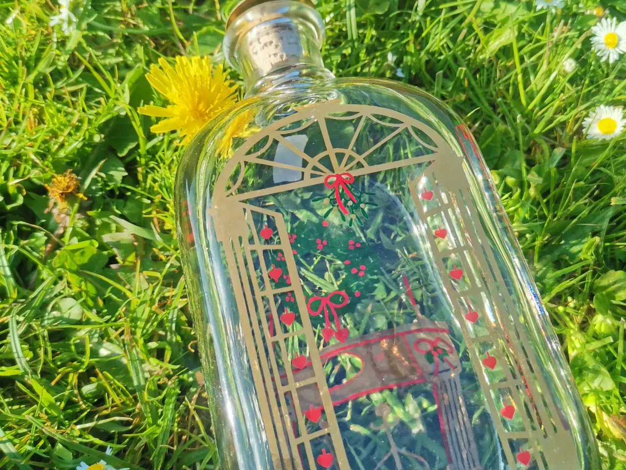 Billede 3 - Holmegaard juleflaske, i original kasse 