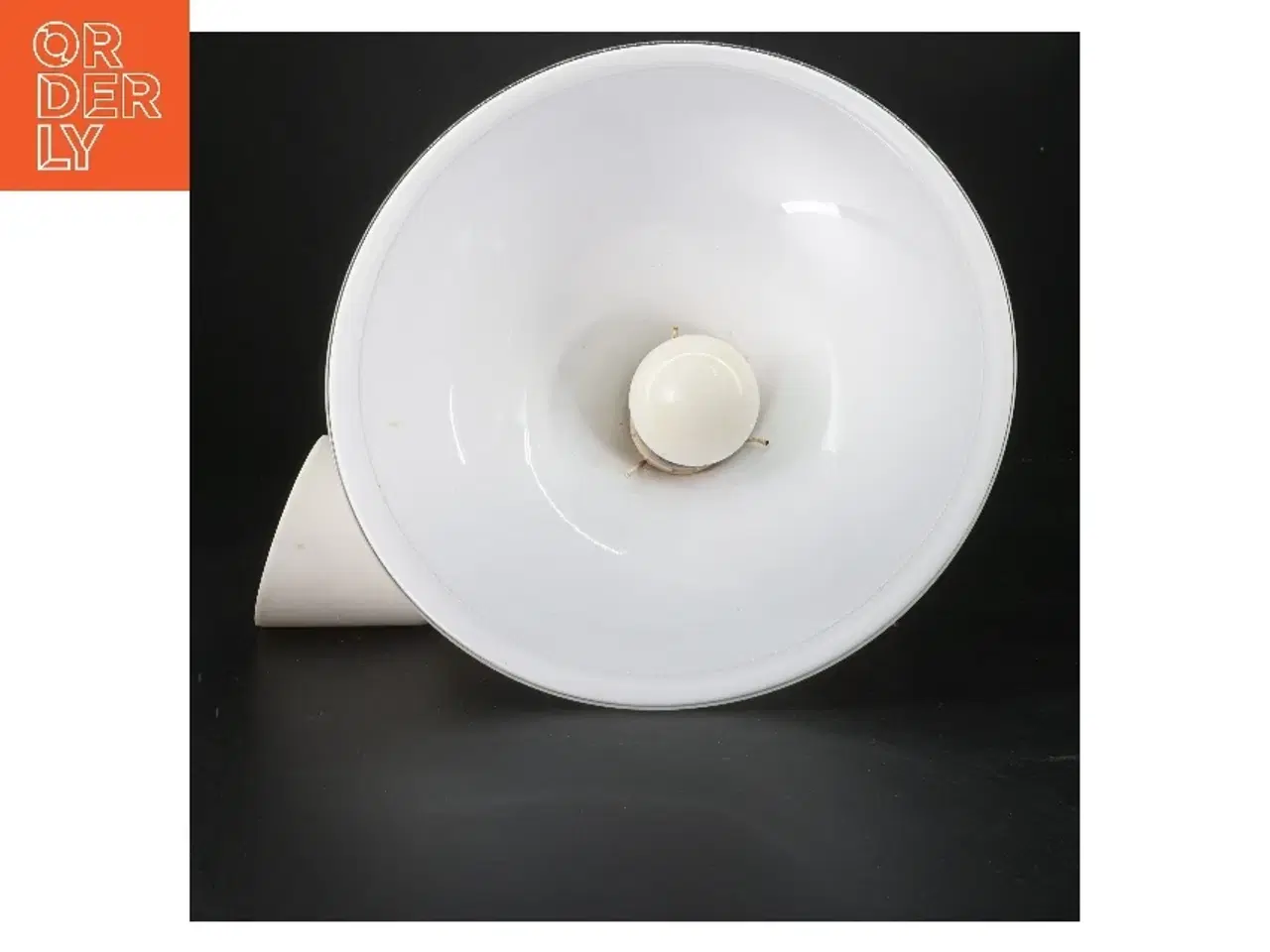 Billede 2 - Holmegaard Mandarin  hvid pendel (str. Ø 29 cm)