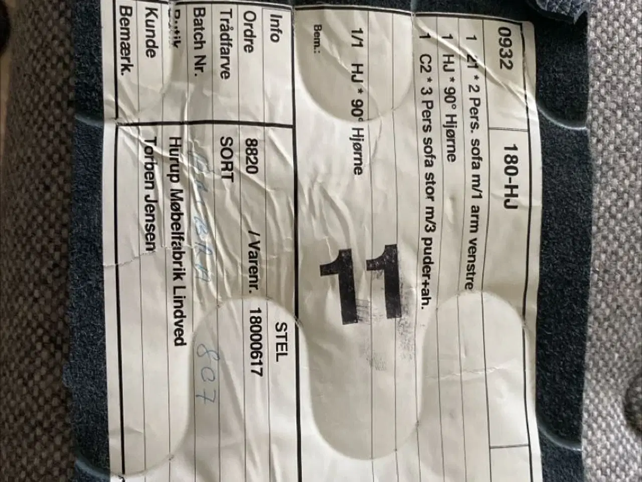 Billede 5 - Læder sofa, 1 ekstra pude og ryg medfølger 