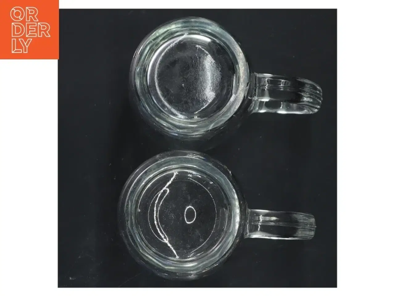 Billede 2 - Ølkrus i glas (str. 11,5 cm x 7 ø cm)